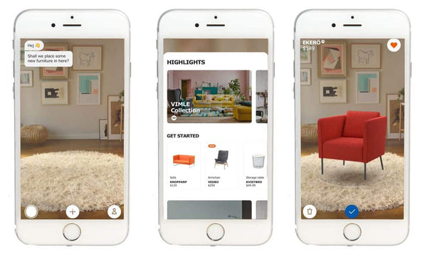 Augmented Reality in online shopping