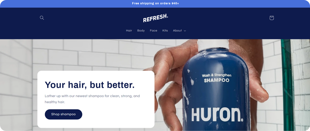 Refresh Shopify Theme