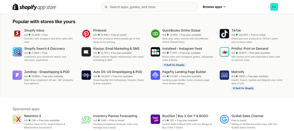 Shopify App Store