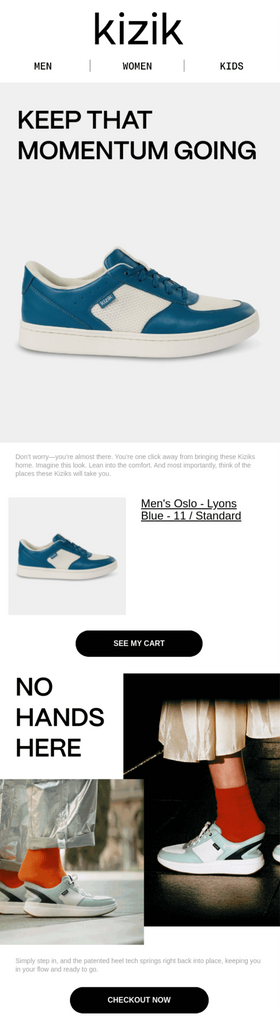 Abandoned Cart Recovery Email Series